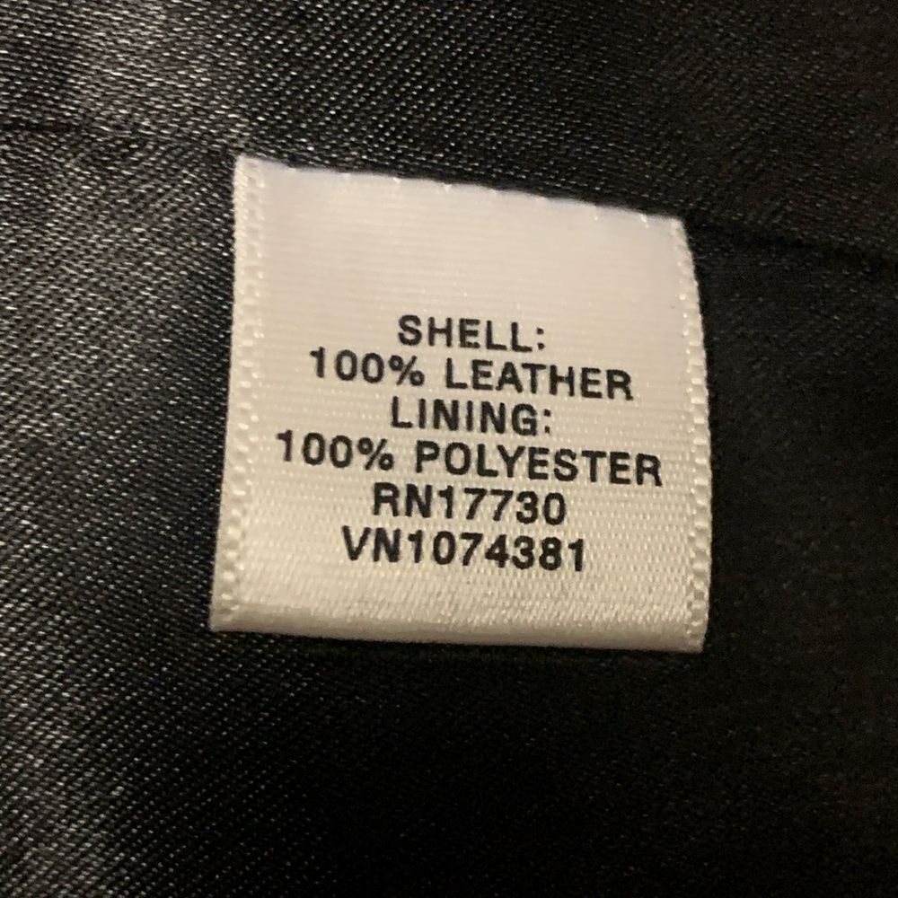 Mossimo Soft Tailored 100% Leather Jacket Moto Baddie Classic Size Small - Picture 5 of 12
